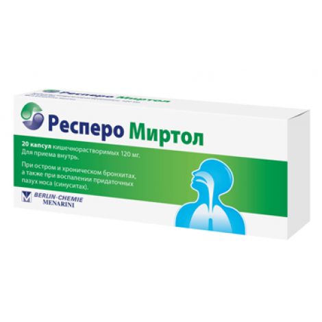 Респеро Миртол капс.киш.раст. 120мг №20