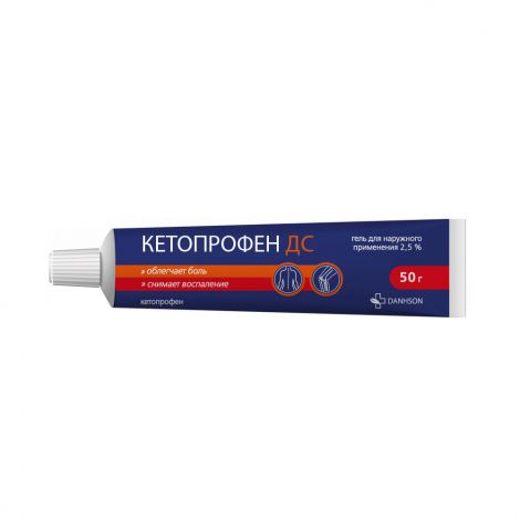 Кетопрофен ДС гель 2,5%  50г