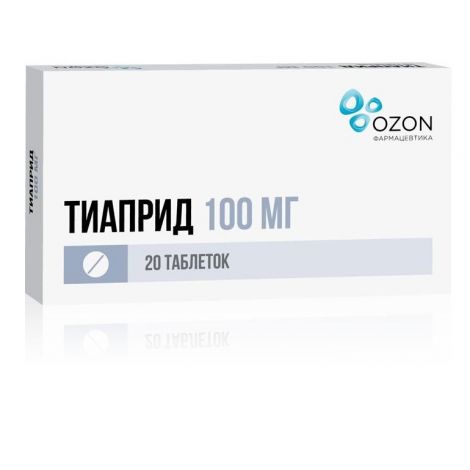 Тиаприд таб. 100мг №20