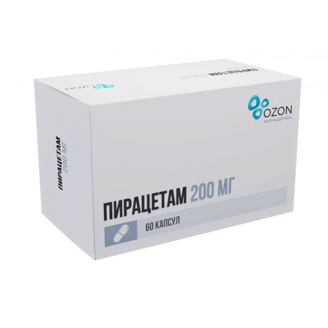Пирацетам капс. 200мг №60
