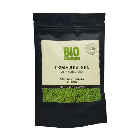 Биозон скраб для тела масло конопли и кофе 150г