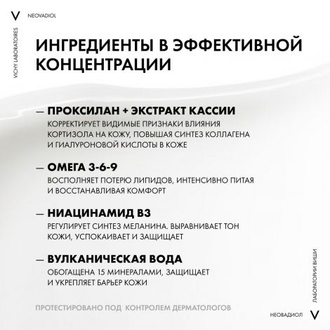 Виши Неовадиол Крем дневной восст./ремоделир. контуры лица 50мл №7