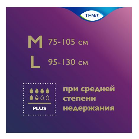 Тена трусы-подгузники Леди Пантс Плюс М №9 №4