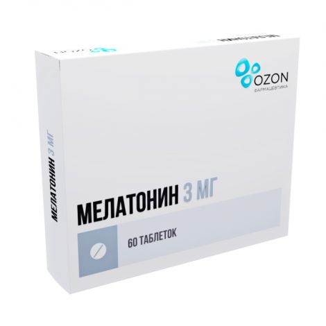 Мелатонин таб. п/о плен. 3мг №60