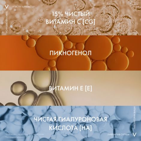 Виши Лифтактив Супрем сыворотка вит С15 для антиоксидант. защиты кожи 20мл №6