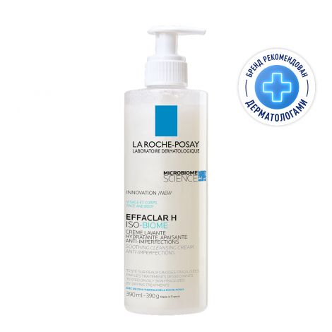 Ля Рош Позе Эфаклар H Изо-Биом крем-гель очищ. для пересушенной проблемной кожи 390мл