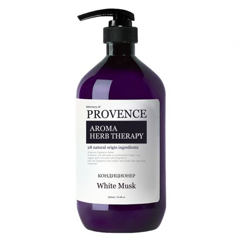 Memory of PROVENCE White Musk Кондиционер для всех типов волос  для интенсивного восстановления структуры волос 1000мл
