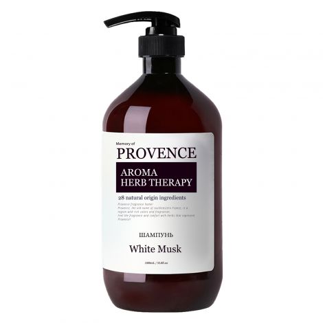 Memory of PROVENCE\" White Musk шампунь для всех типов волоc для поддержания естественного уровня рН кожи головы 1000мл