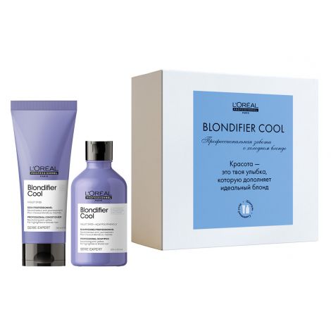 Лореаль профессионель набор Блондир Кул для нейтр. желтизны холод. оттенков блонд шампунь 300мл+конд. 200мл