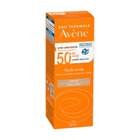Авен Солнцезащитный тонирующий флюид SPF50+ 50мл №2