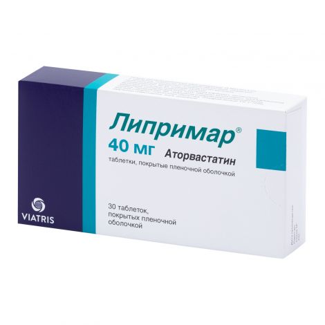 Липримар таб.п/о 40мг №30 №2