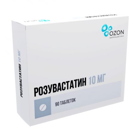 Розувастатин таб.п/о плен. 10мг №90