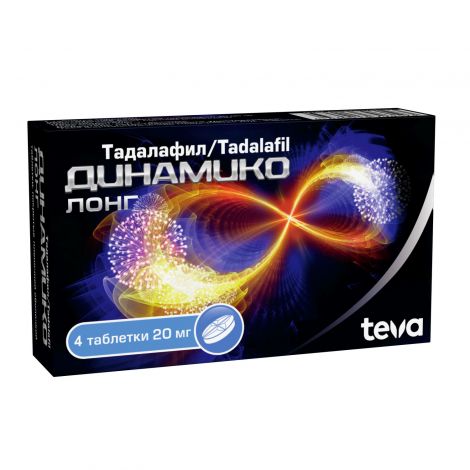 Динамико Лонг таб.п/о плен. 20мг №4 №2