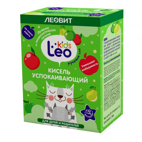 Леовит Лео Кидс кисель для детей успокаивающий пак. 12,0 №5