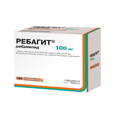 Ребагит таб.п/о плен. 100мг №180