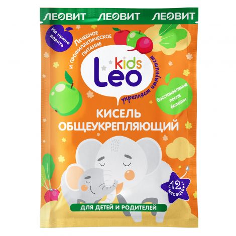 Леовит Лео Кидс кисель для детей общеукрепляющий пак. 12,0 №5 №3