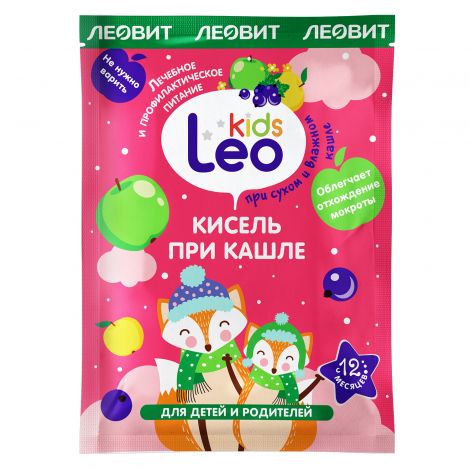 Леовит Лео Кидс кисель для детей при кашле 12,0 пак №5 №3