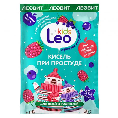 Леовит Лео Кидс кисель для детей при простуде 12,0 пак. №5 №3
