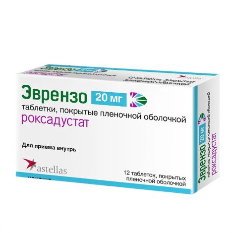 Эврензо таб п/о плен 0,02 №12