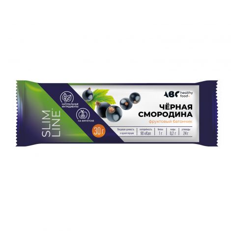 АВС хэлси фуд батончик Фрутилад фруктовый черная смородина 30г