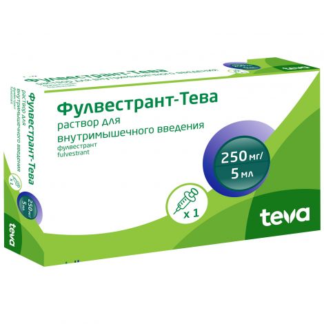 Фулвестрант-Тева р-р в/м 0,25/5мл 5мл шприц №1  №3