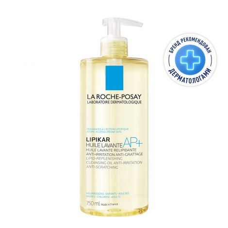 Ля Рош-Позе Липикар АР+ масло для тела очищающее 750мл