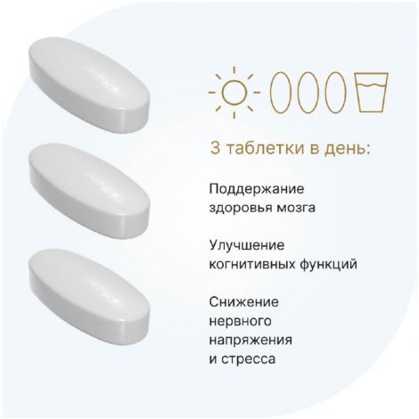 Магний L-треонат для мозга таб. п/о 1,2г №90 №4