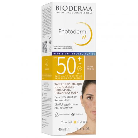 Биодерма Фотодерм крем-гель солнцезащитный M SPF50+ 40мл/темный оттенок №2