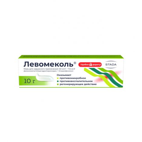 Левомеколь мазь для нар. прим. 0,04/г+0,0075/г 10г 