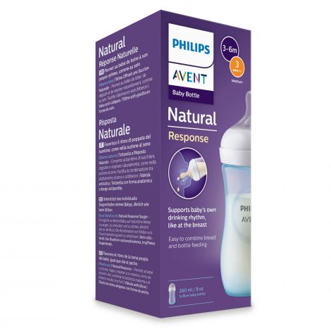 Филипс Авент бутылочка Нейчерал Респонс 3мес+ 260мл №1 SCY903/21 №3