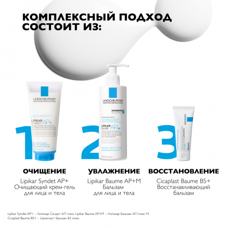 Ля Рош-Позе Липикар Синдет АР+ крем-гель для лица/тела очищающий липидовосстанавливающий 200мл №4