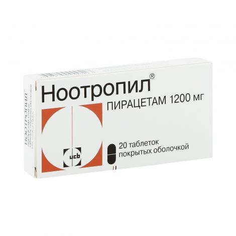 Ноотропил таб. 1200мг №20 №2