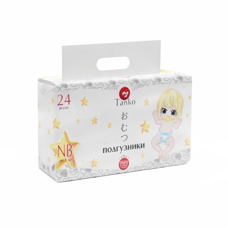 Танко подгузники NB до 5кг №24