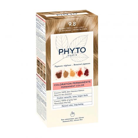 Phytosolba крем-краска для волос тон 9.8 очень светлый бежевый блонд 50/50/12 №2 NP022023