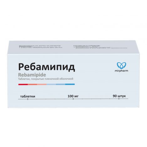 Ребамипид таб.п/о плен. 100мг №90