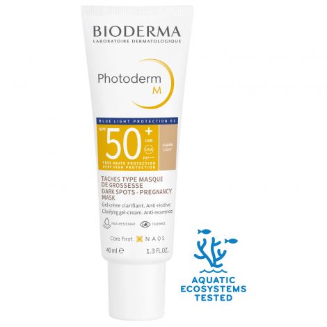Биодерма Фотодерм солнцезащитный крем-гель M SPF50 для лица 40мл/Светлый оттенок №6