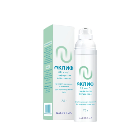 Аклиф крем д/наруж.прим. 50мкг/г 75г