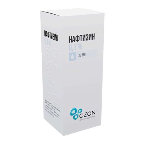 Нафтизин кап. наз. 0,1% флак. 20мл