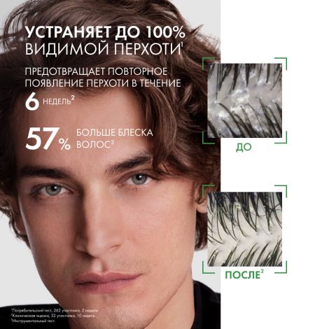 Виши деркос ДС шампунь-уход против перхоти интенсивный увлажняющий 2в1 200мл №3