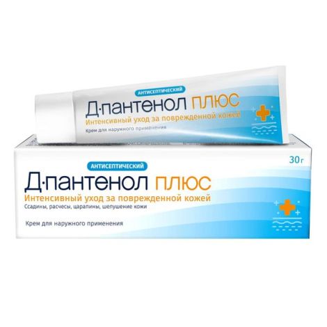 Д-Пантенол плюс антисепт. крем д/наруж. прим. 30г