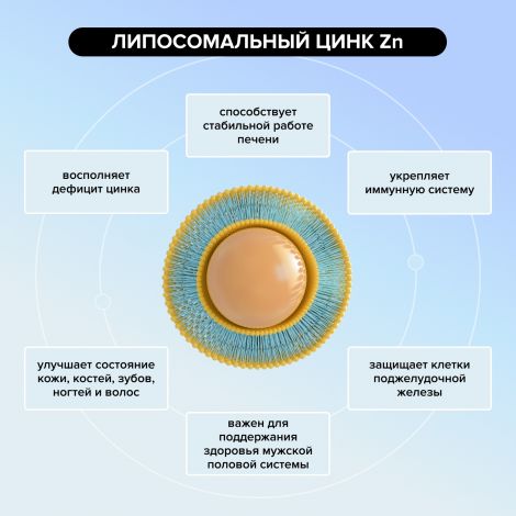 Будь Здоров! Липосомальный Цинк Zn капс. №60 №3