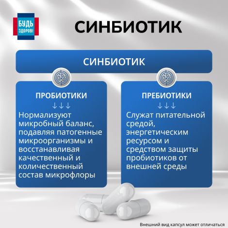 Будь Здоров! Синбиотик 5млрд. капсулы № 10 №4