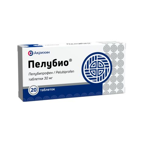 Пелубио таблетки 30мг № 20 №3