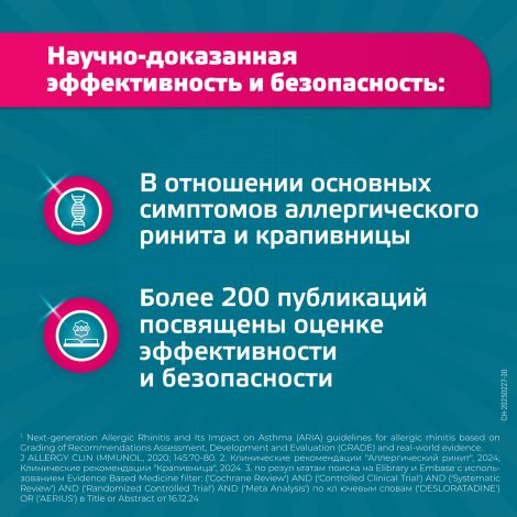 Эриус р-р для приема внутрь 0,5мг/мл 60мл №7