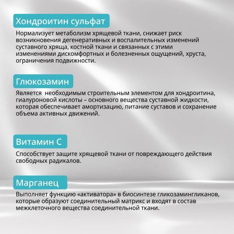 Будь Здоров! Комплекс Хондроитина и Глюкозамина 500/500 таб.№60 №3