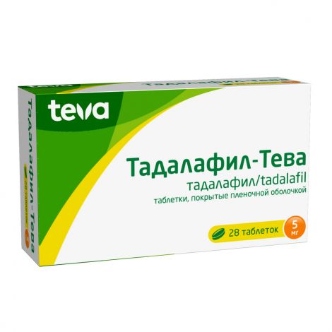 Тадалафил-Тева таб.п/о 5мг №28 №2