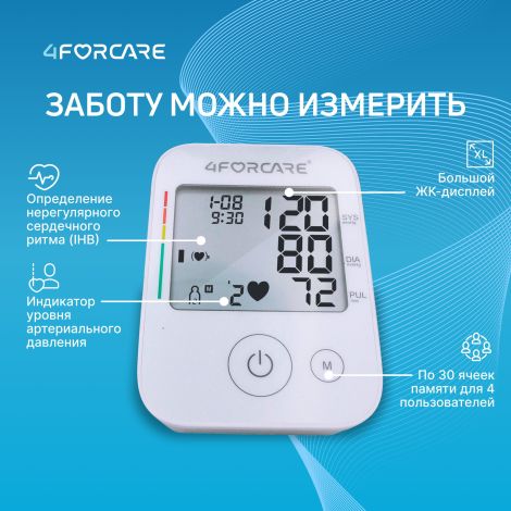 4FORCARE тонометр автоматический на плечо L1 эко № 1 №5