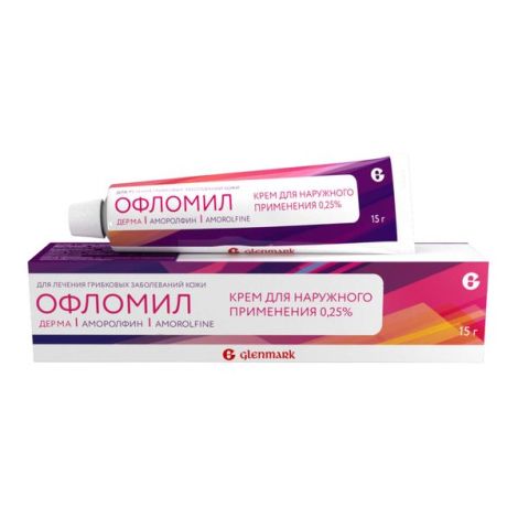 Офломил дерма крем для наруж. прим. 0,25% 15г