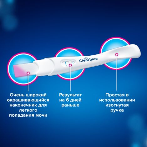 Клиаблу тест для определения беременности Ультра № 1 №2