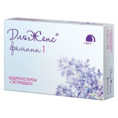 Дляженс Фемини таб.п/о плен. 5мг+1мг №28